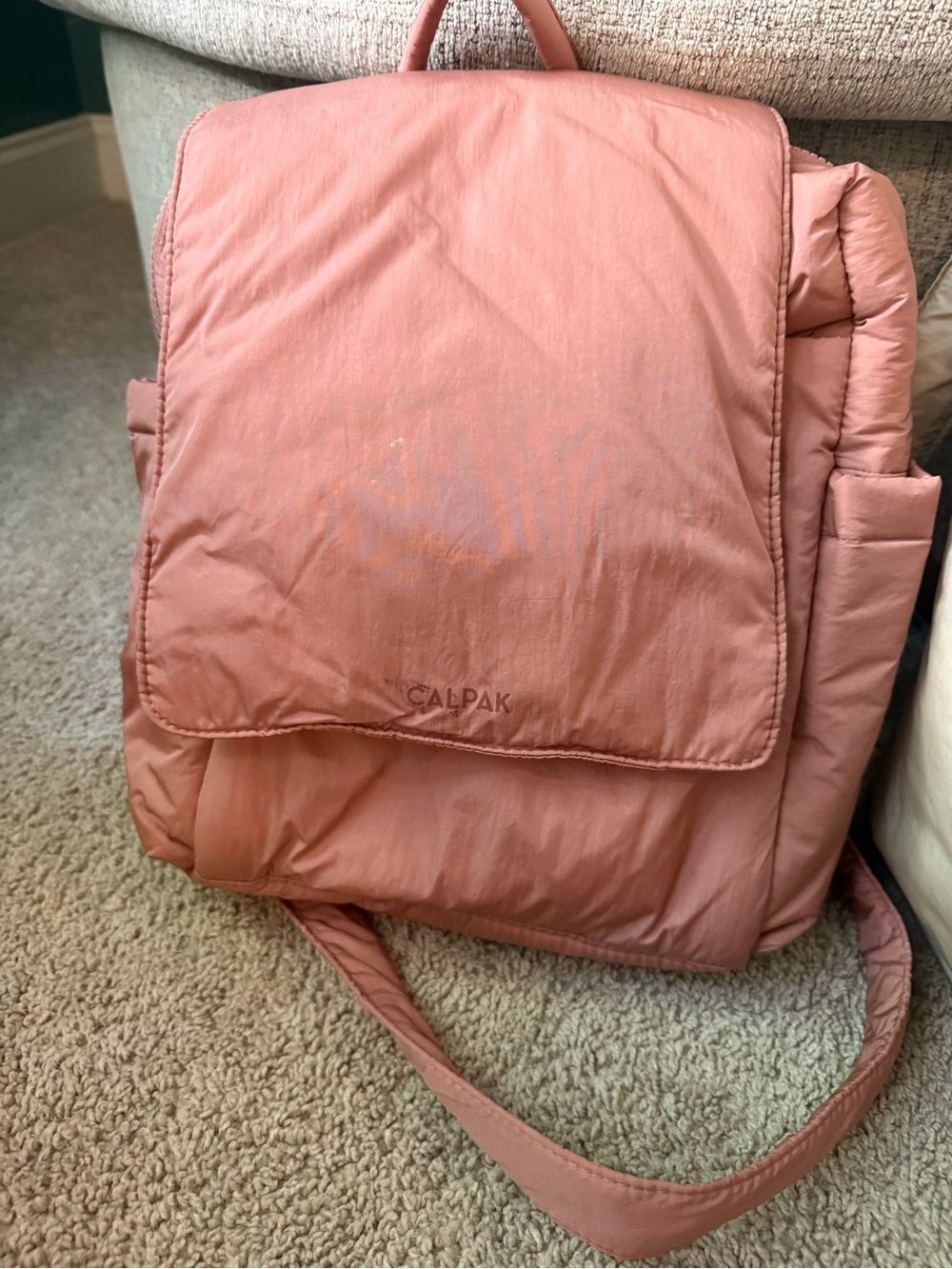 Calpak Mini Diaper Backpack in Peony